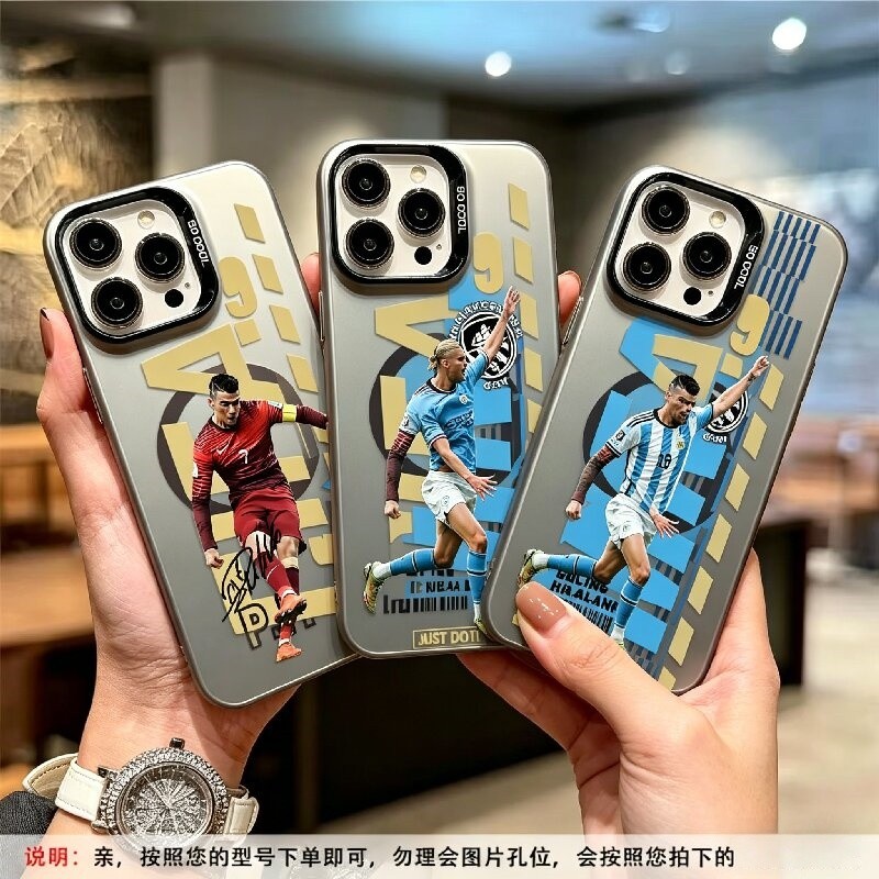 Capa de PC Rígida Messi Cristiano Ronaldo para INFINIX HOT 70 60 50 Pro Plus 40I 40 30 5G Smart 10 Plus 9 8 7 TECNO SPAR