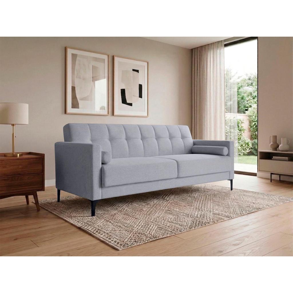 Sofá Living Fixo 2,00m Chicago Linho Soft - NETSOFAS