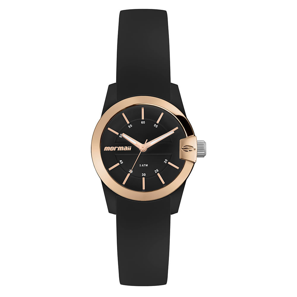 Relógio Mormaii Feminino Luau Preto - MO2036JG/8J