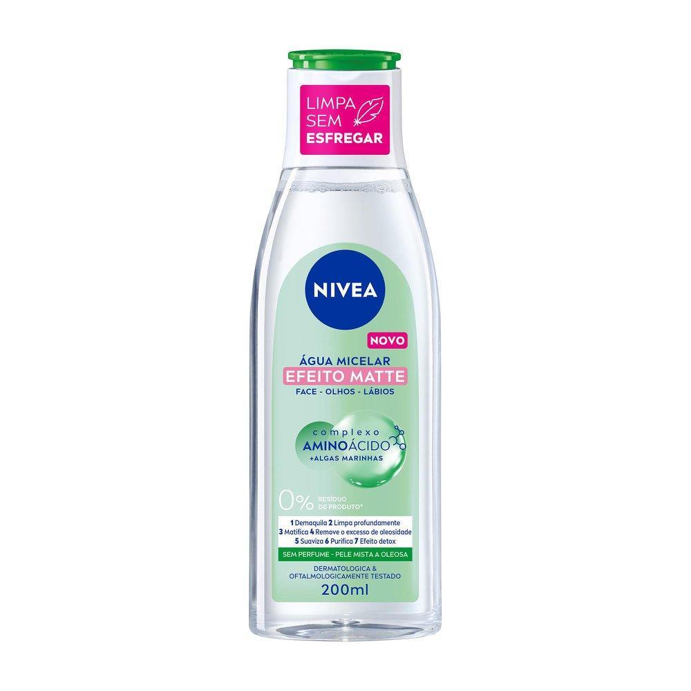 Água Micelar NIVEA Solução de Limpeza 7 em 1 Efeito Matte 200ml
