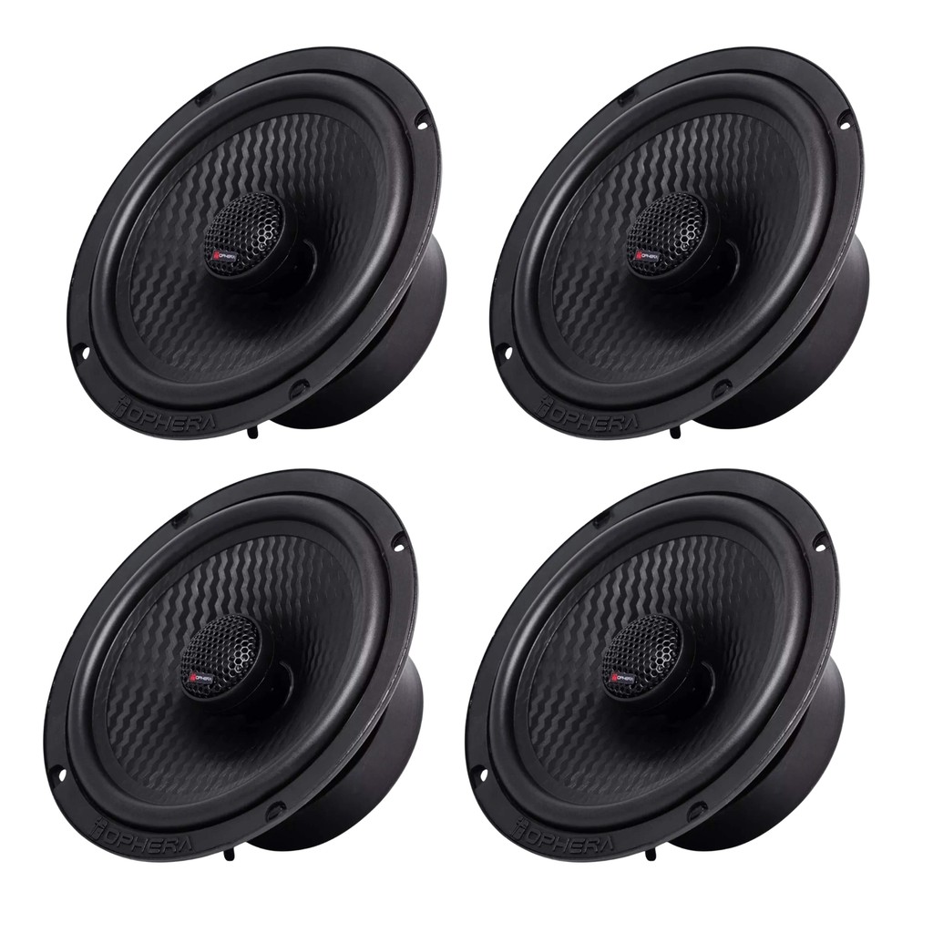 Kit 2 Pares de Alto Falantes Coaxial CX75 6" Pol 75WRMS (cada peça) 4Ohms Ophera