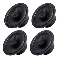 Kit 2 Pares de Alto Falantes Coaxial CX75 6" Pol 75WRMS (cada peça) 4Ohms Ophera