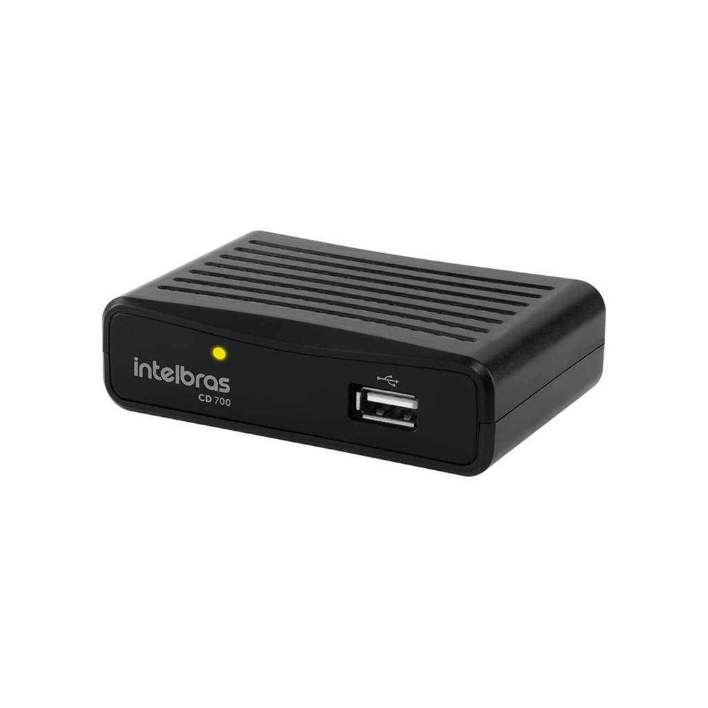Detalhes do Conversor Digital de TV Intelbras com Gravador CD 700