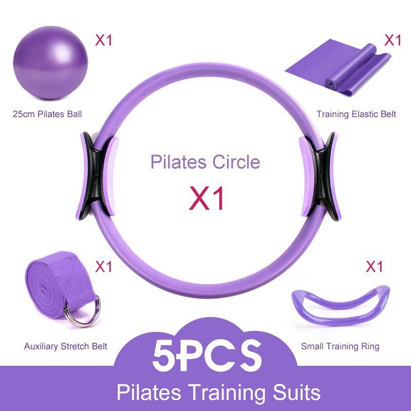 kit 1-5 peças pilates treino em casa bandas acessórios portátil de equipamento