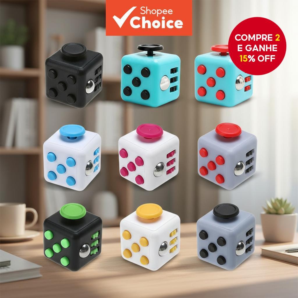 1pc Cubo Mágico Brinquedos Ajuda a Reduzir o Estresse para Adultos e Crianças em Oferta na Shopee