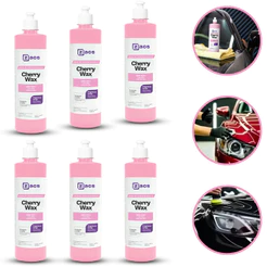 Kit 6 Cera 4 Em 1 Zacs Cherry Wax 500ml Proteção Brilho Automotivo