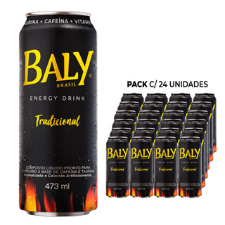 Pack Com 24 Unidades Energético Baly Energy Drink 473ml em Oferta na Shopee