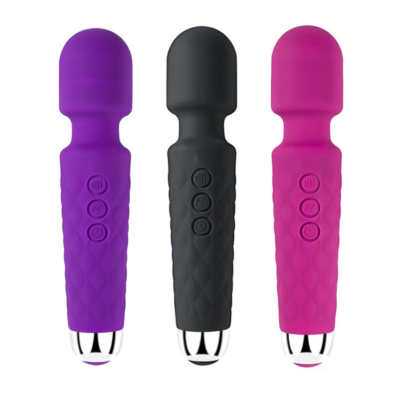 Vibrador Massageador corporal Clitoriano Varinha Mágica Silicone Textura Estimulado - Recarregável em Oferta na Shopee