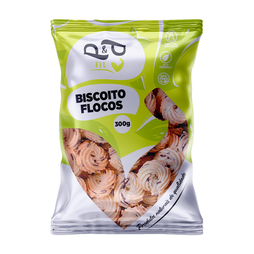 Biscoito Amanteigado Flocos 300g P&P em Oferta na Shopee