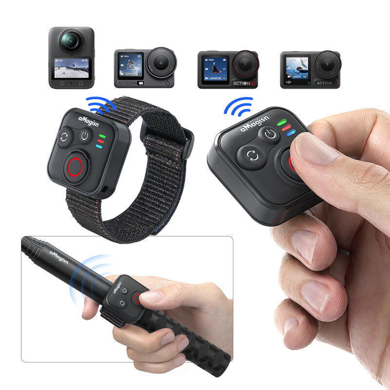 Controle Remoto Sem Fio Para DJI Osmo Action 6 5 Pro/4 360 Com Alça De Pulso Acessórios De Ação