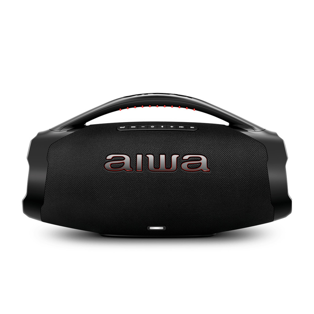 Caixa de Som Boombox Plus AIWA BBS-01-B 200W BT 30H IP66 USB