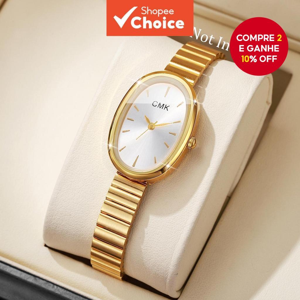 Relógio Minimalista Feminino De Aço Inoxidável Clássico Vintage Luxo Casual Diário em Oferta na Shopee