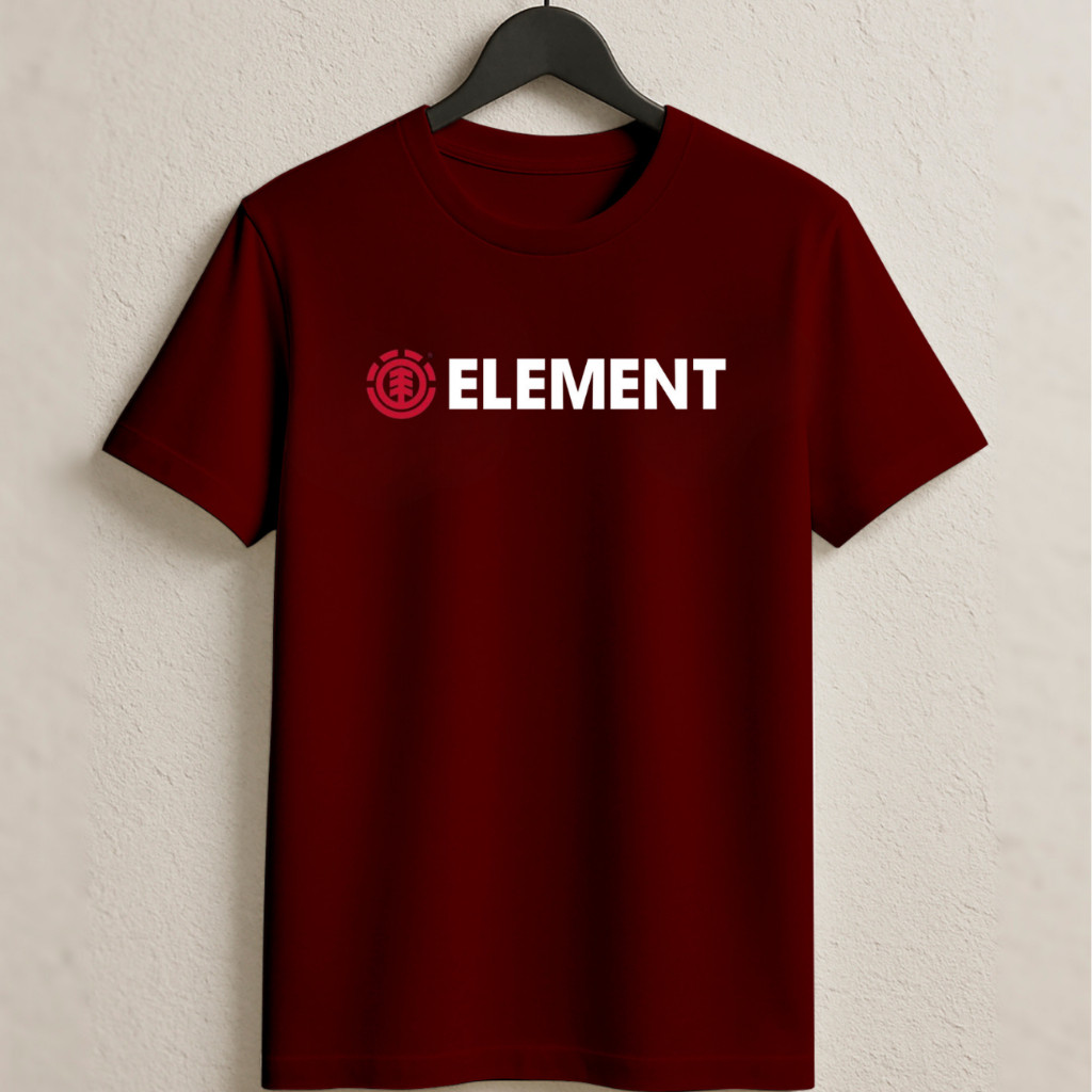 Camiseta Element Masculina 100% Algodão Skate Casual Original Várias Cores Streetwear Presente