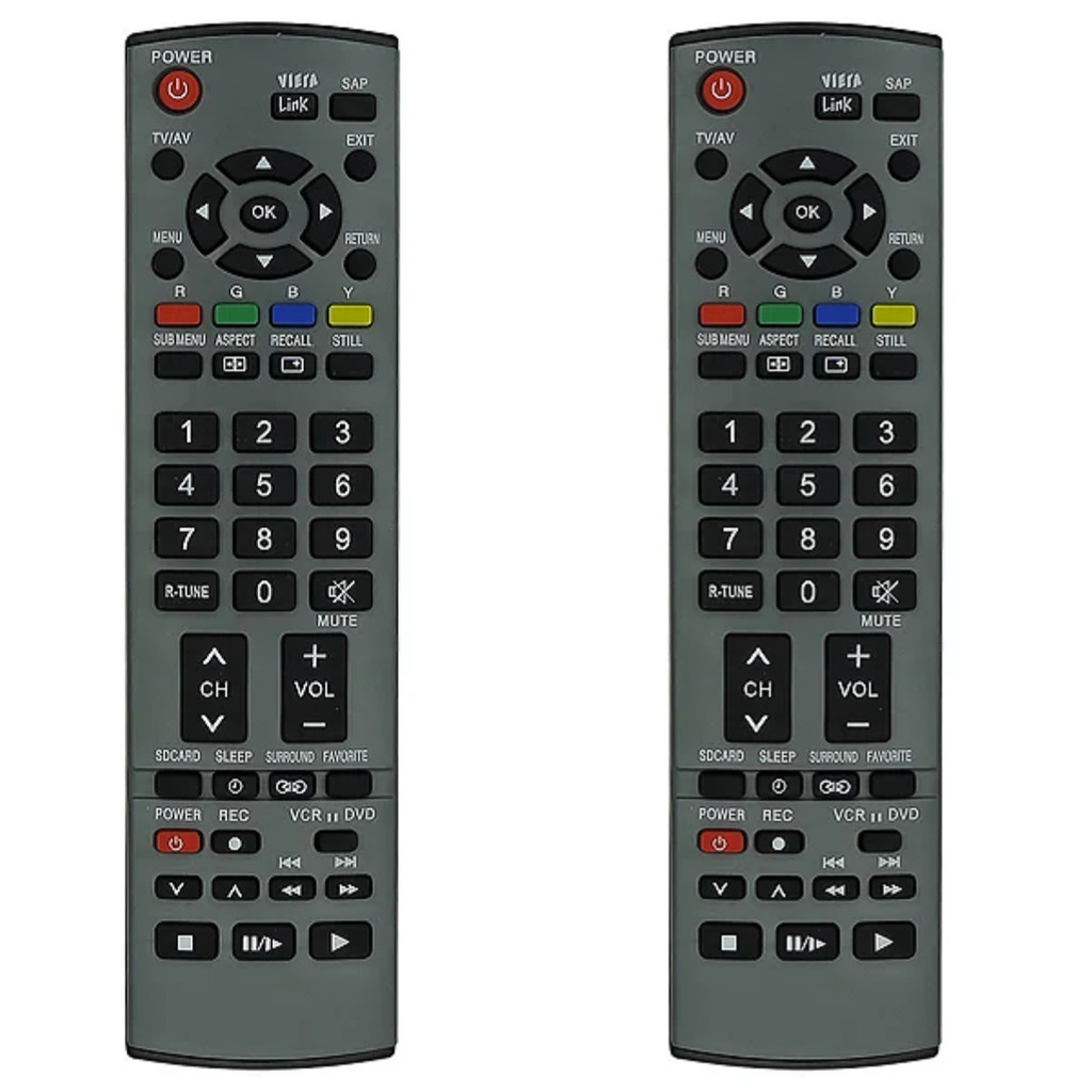 Oferta com 2 Controle Universal Compatível Com Tv Panasonic TH-42PV70LB TH-42PV80LB e modelos Antigos da foto anunciado