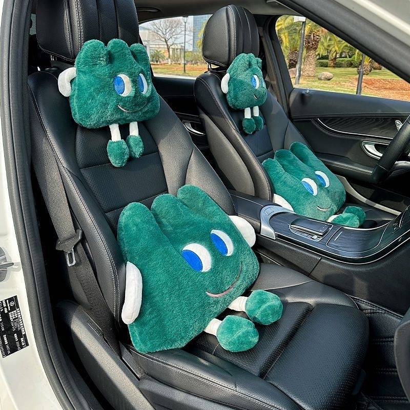 Encosto De Cabeça Automotivo Pescoço Travesseiro Cintura Almofada Do Carro Bonito Dos Desenhos Animados Cadeira j9ob