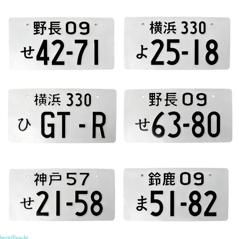 Moldura Placa À Ferrugem besteffie Designs Japoneses Ferro Para Carros SUVs