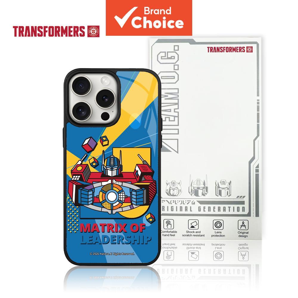 Capa Oficialmente Licenciada para iPhone 11-15, Transformers, Design Espelhado, Proteção Antichoque