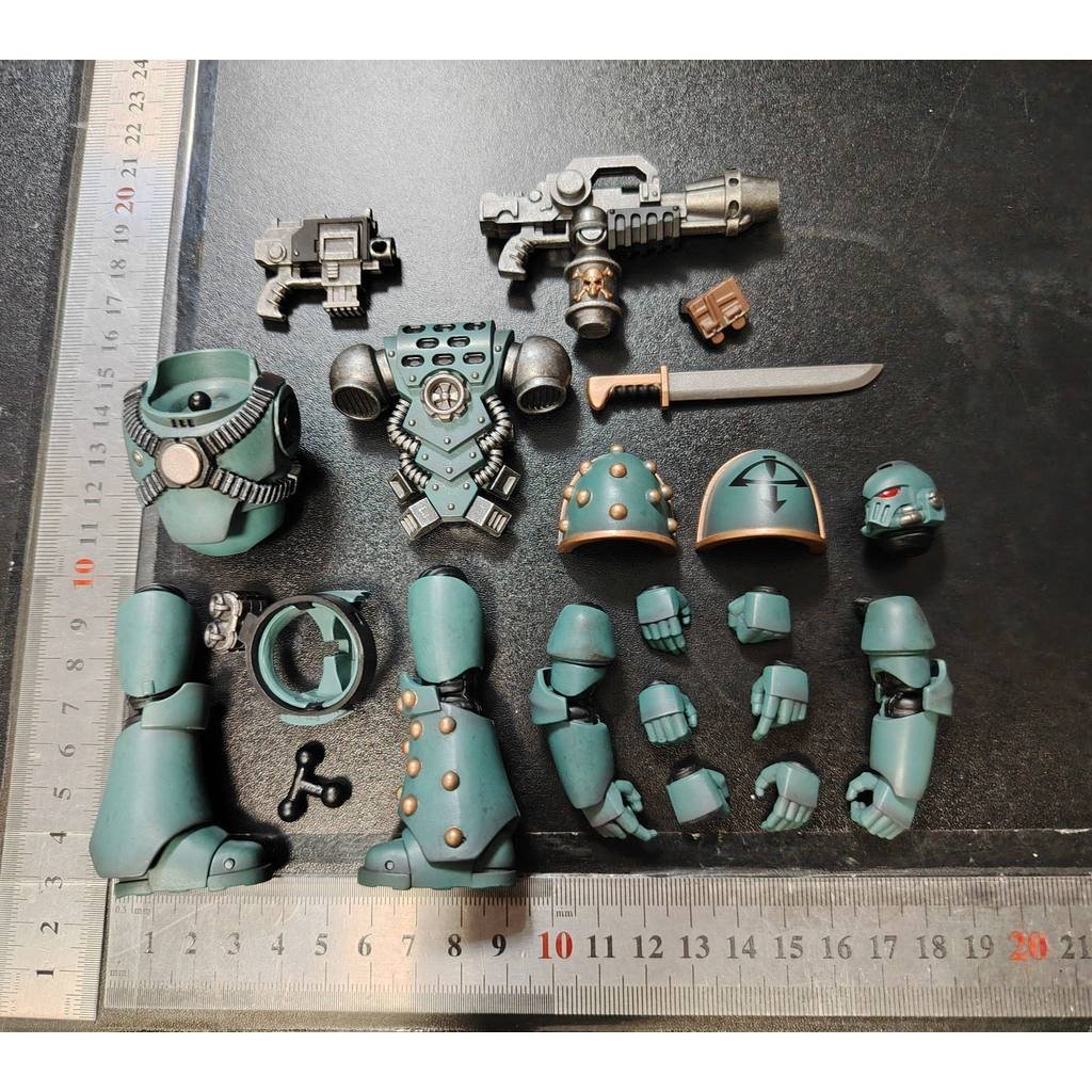 Dark Source Warhammer Horus Heresy MKIV Tactical Squad Lançador de Chamas Acessórios para Soldados Peças de Substituição