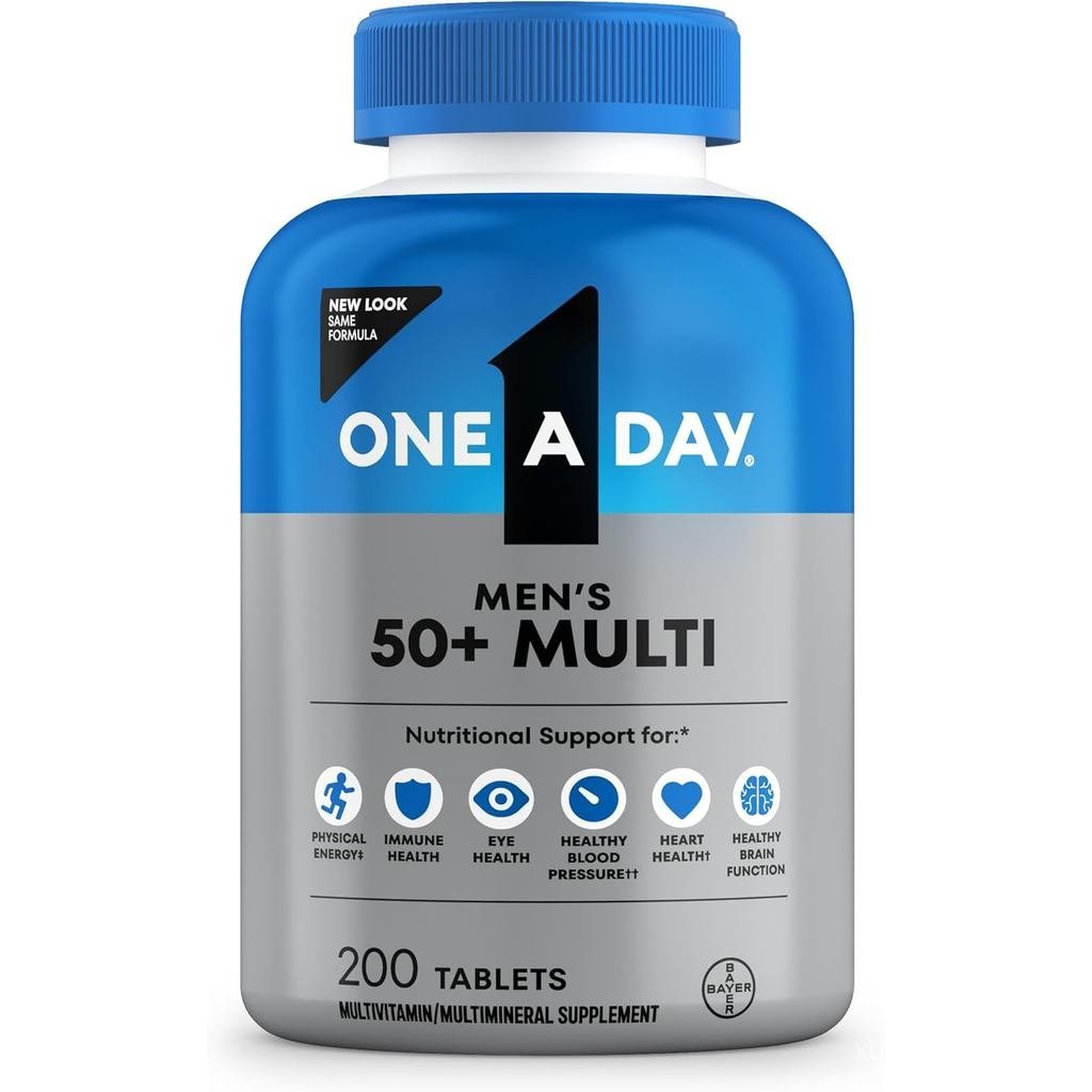 One A Day Men’s 50+ Healthy Advantage Multivitamin, Multivitamin for Men with Vitamins A, C, E, B6, B12, Calcium and Vit