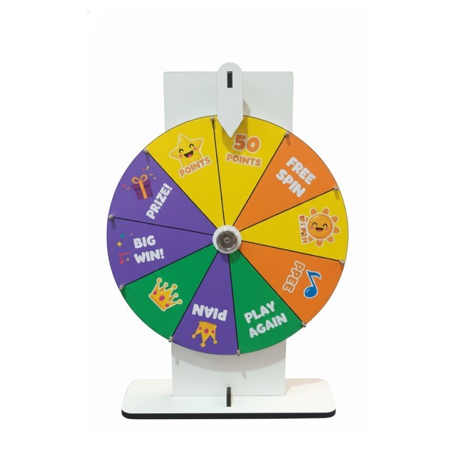 Roleta Uniquebox Premium 50cm Mdf Personalizável Para Evento e loja