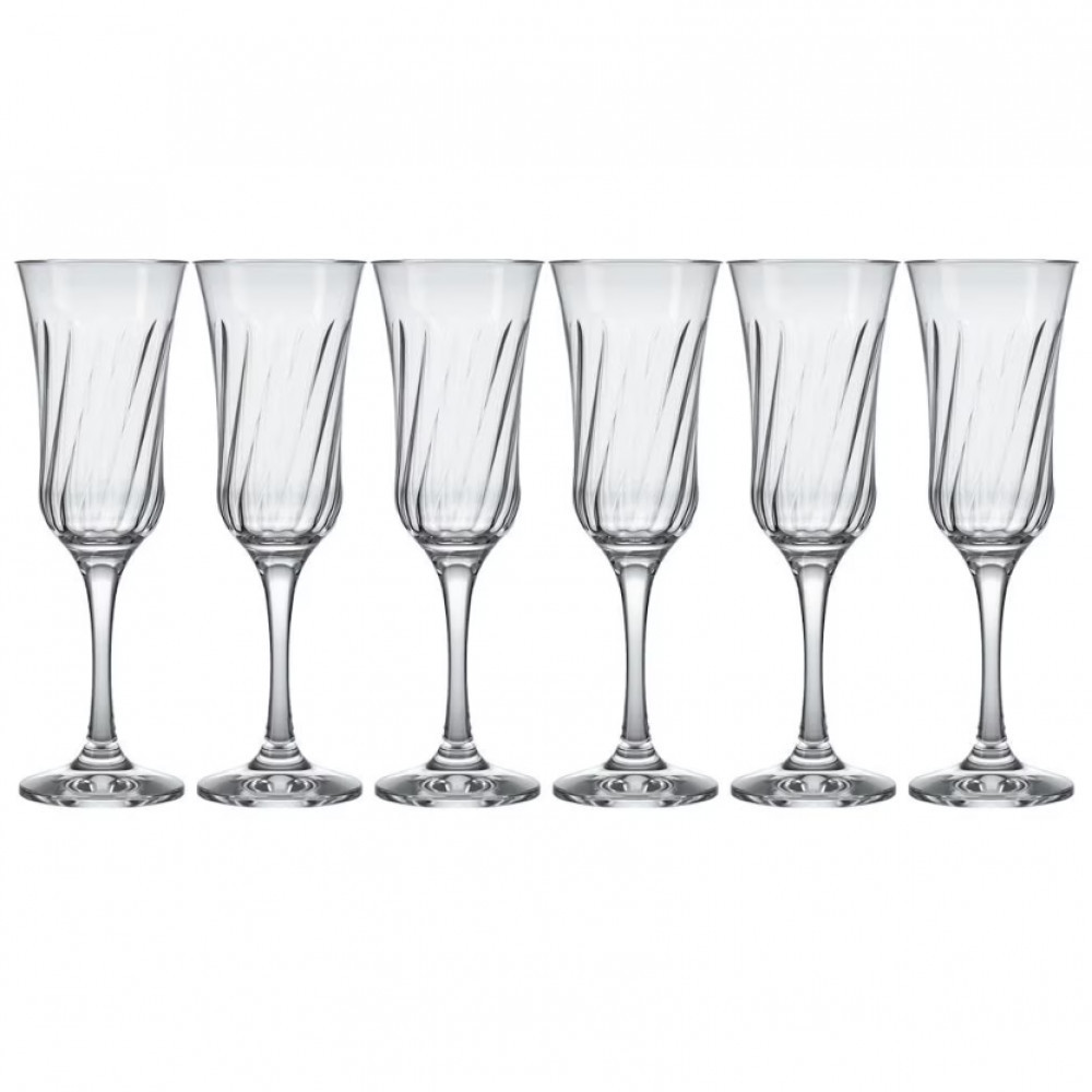 Conjunto de Taças para Champanhe Nadir Lírio 195 ml 6 Peças