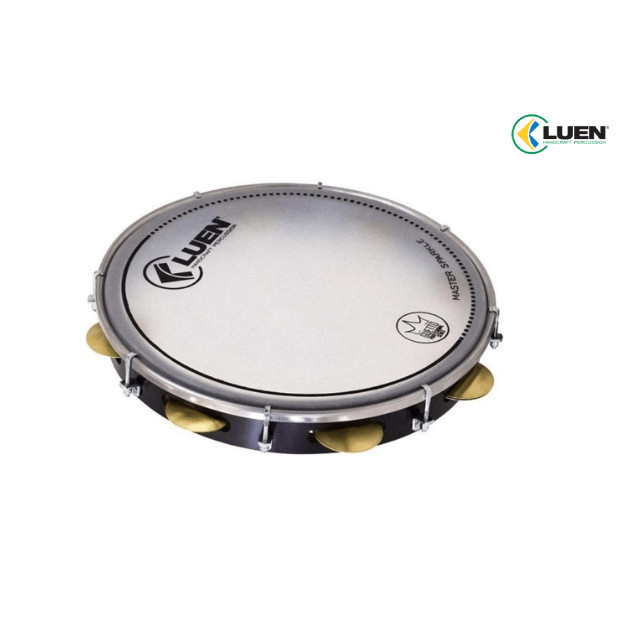 Pandeiro 12" Ghetto Master Sparkle Imbuia Preto 49063PT - Luen