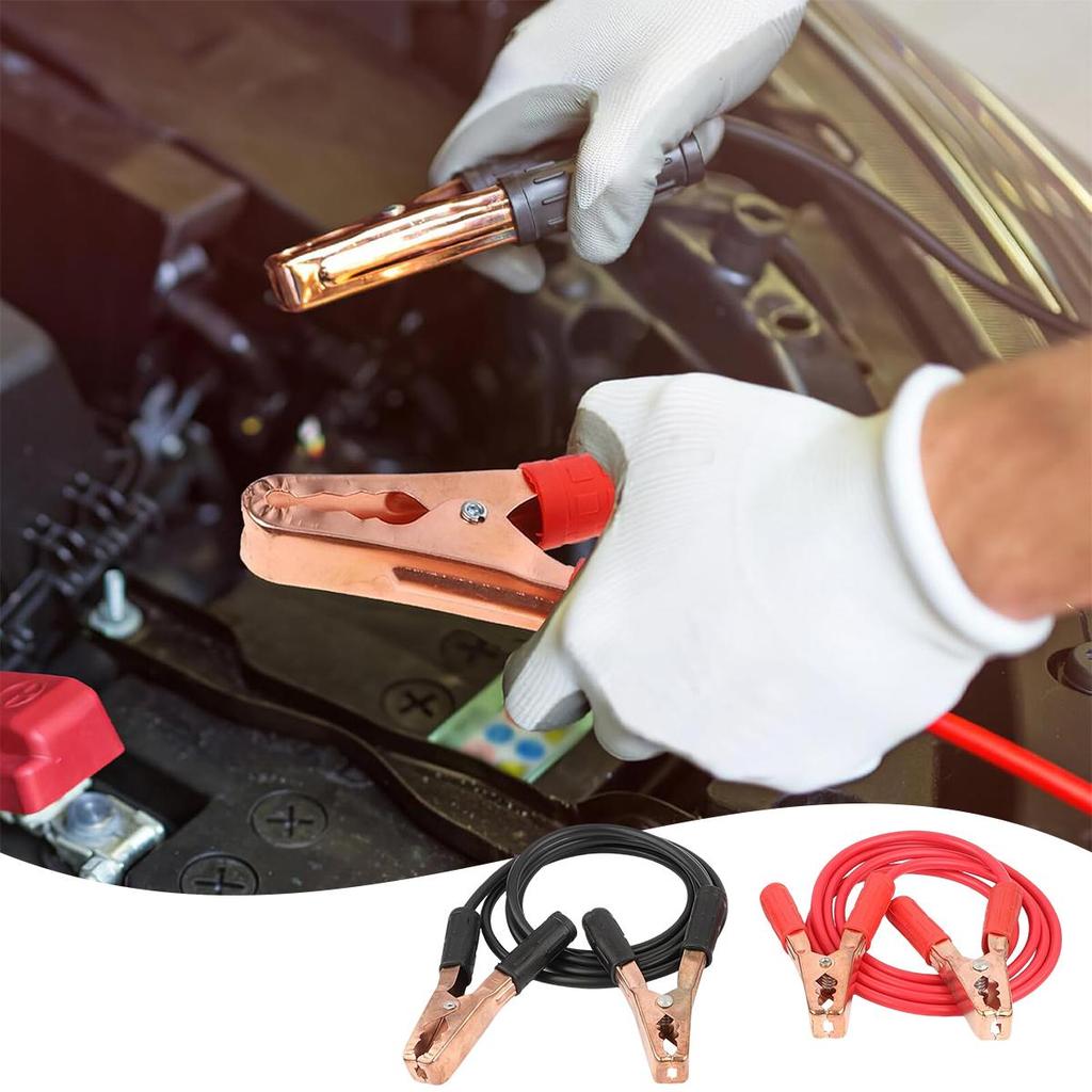 Kit Cabo de Boia 200A Alta Resistência e Flexibilidade Ideal para Inversores, Som Automotivo, Conexões de Bateria e