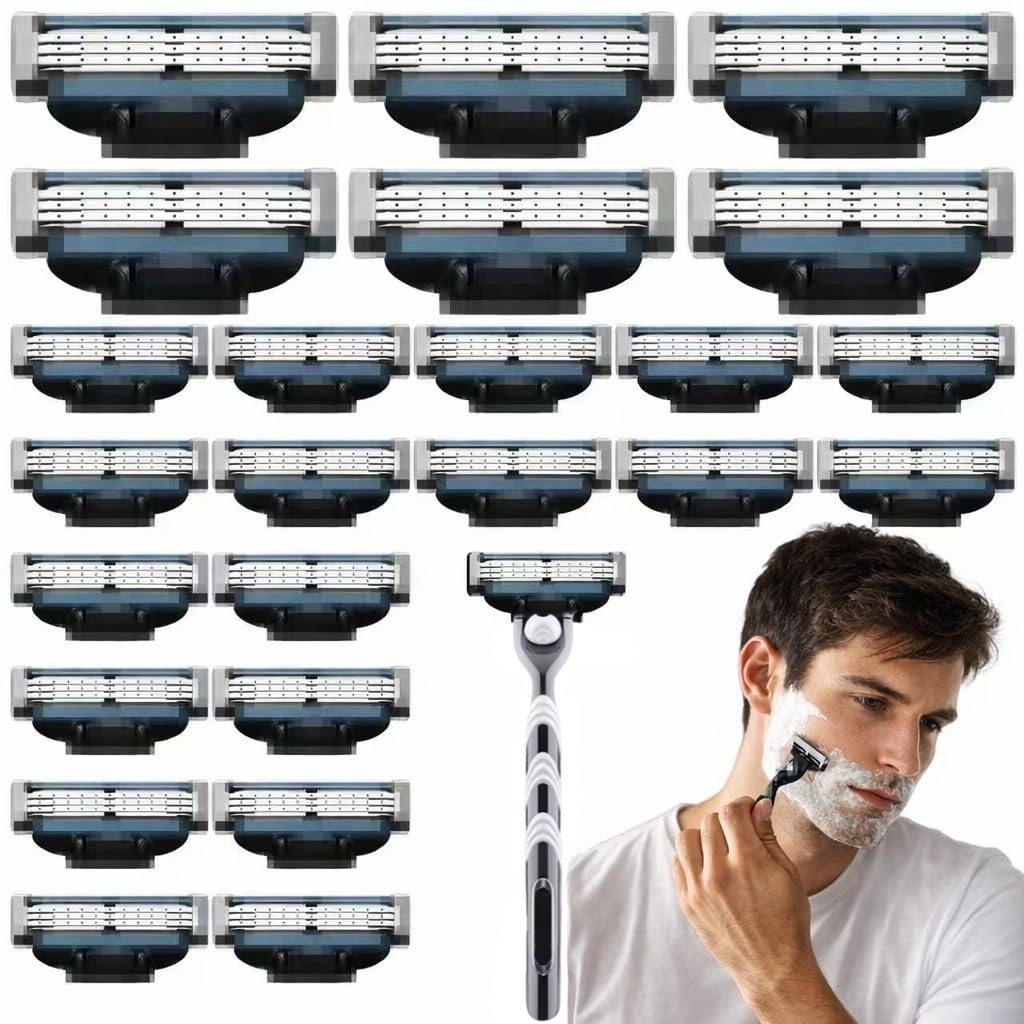 kit 16/8/4 Mach 3 Barbeador ManualMasculino De Seguranca Facial BarbearDepilaco Mach3barbeador manual