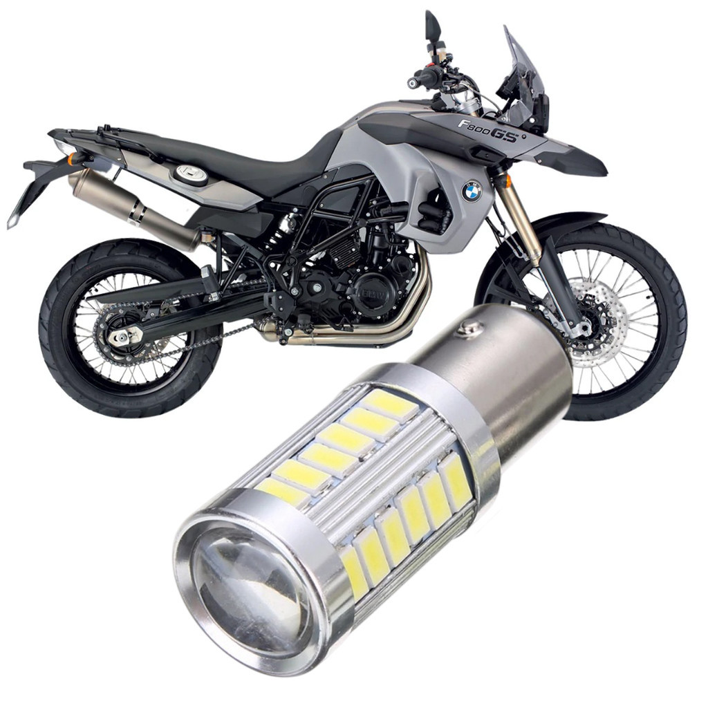 Lampada Ultra LED Luz de Freio e Lanterna Traseira P21/5W Moto Motocicleta BMW F 800 GS R  798CC 2008 2009 2011 2012