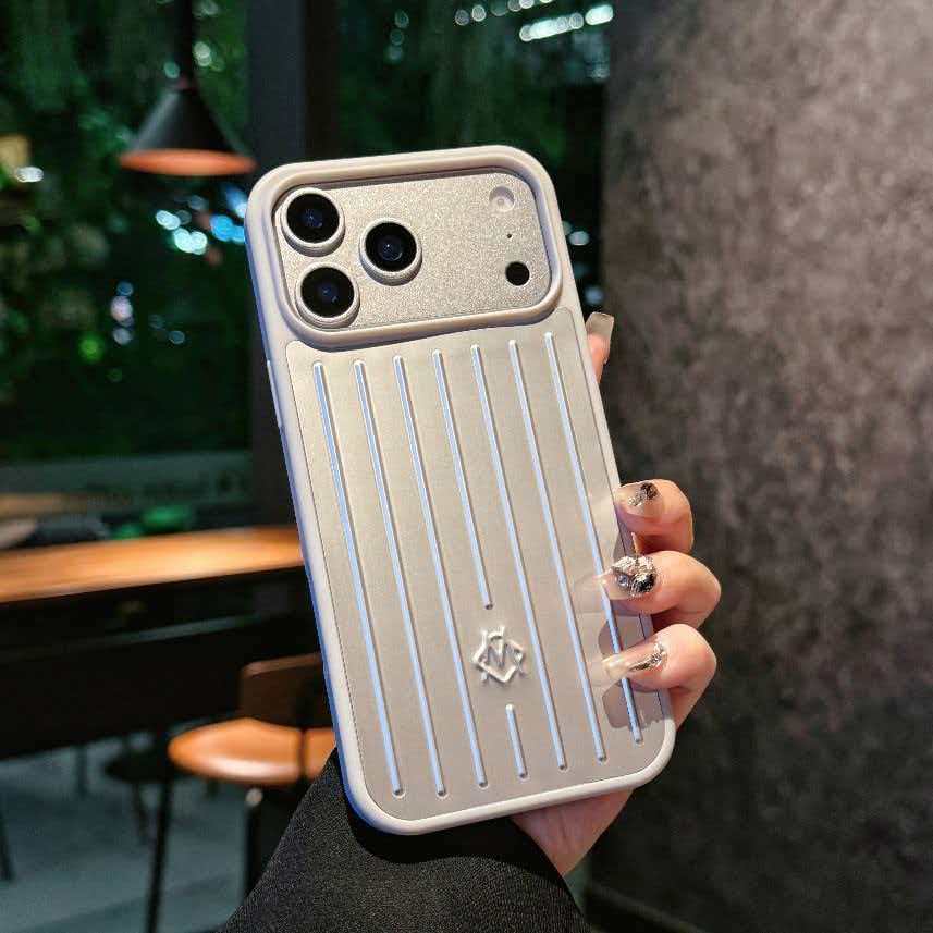 Imagem Nova RIMOWA Mala Caso Duro Para iPhone 17 Pro Max 14 15 16 ProMax E 13ProMax 17Pro 16Pro Marca Fosco Capa Traseira Saco