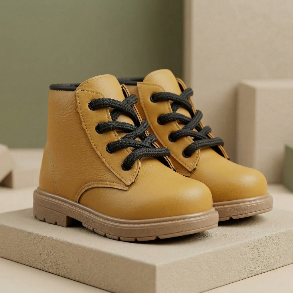 Bota Coturno Infantil Menino Casual Confortável Estilo Leve Masculino