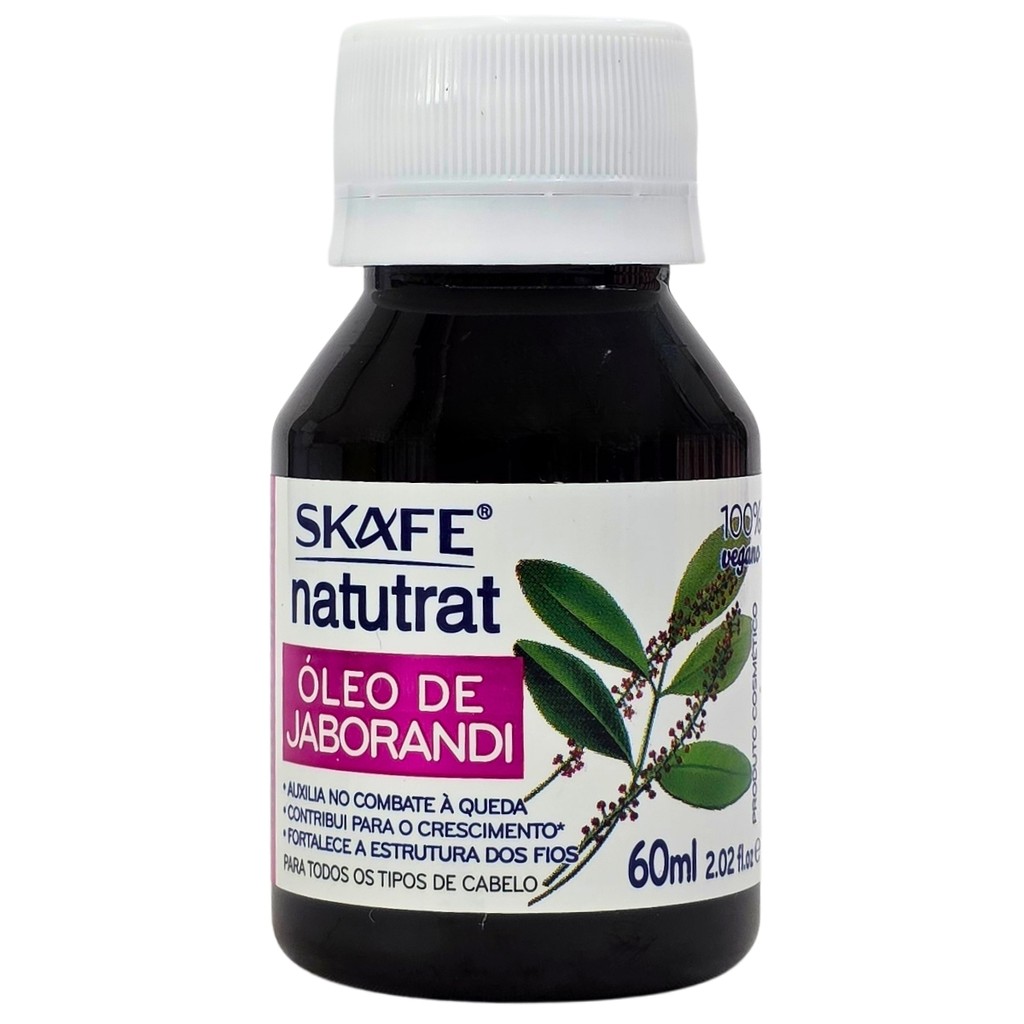 Óleo Capilar de Jaborandi 100% Vegano Natutrat Skafe 60ml
