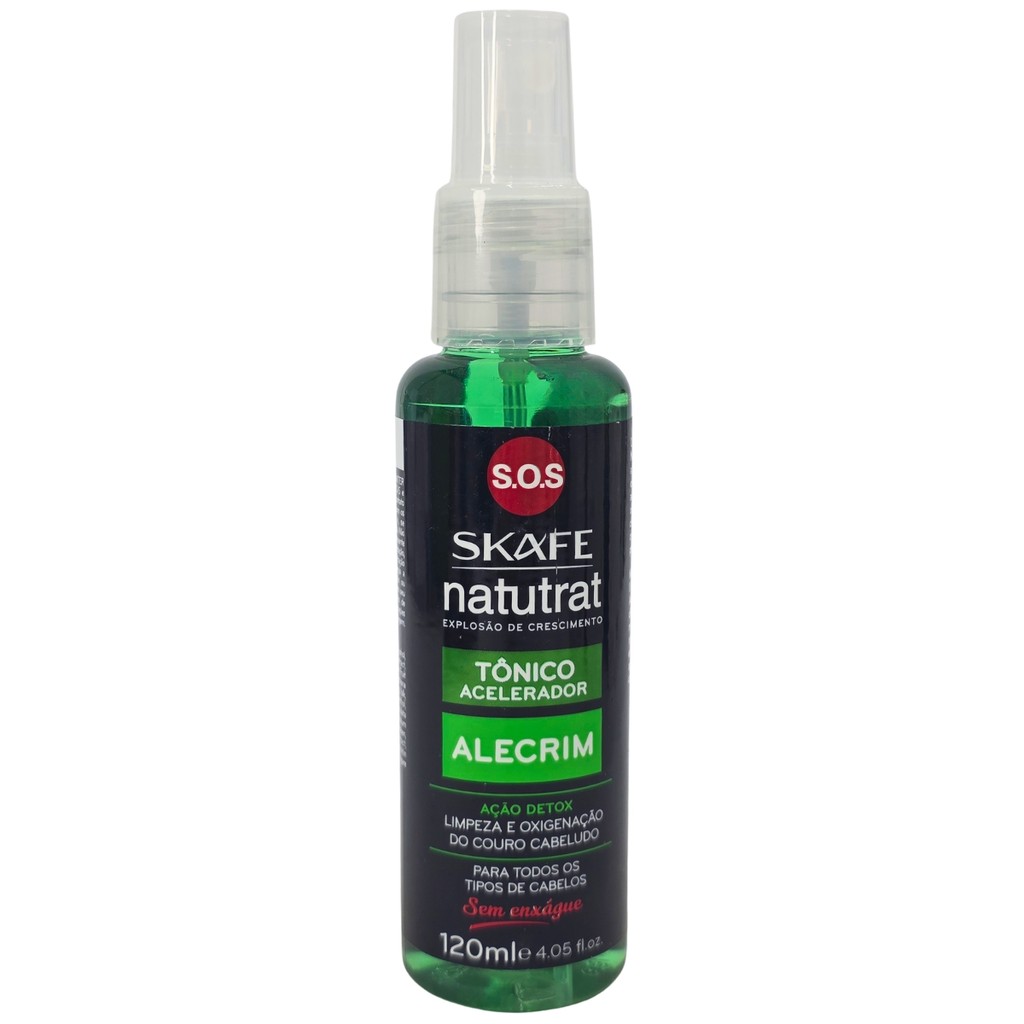 Tônico Capilar Acelerador Alecrim Natutrat S.O.S Skafe 120ml