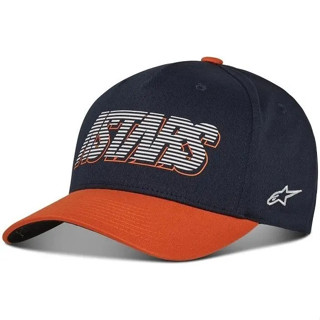 Boné Alpinestars Lanes Azul Laranja Aba Curvada Tamanho P/M em Oferta na Shopee