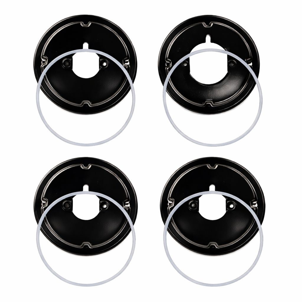 Kit Base Trempe Grade  Bocas Fogão Atlas Utop Glass/ Dako Glass 4 Bocas