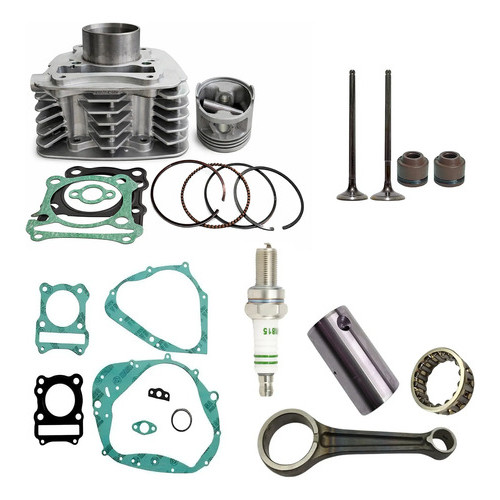 Kit Cilindro Motor Biela Valvulas Suzuki Yes 125 2008 A 2016