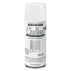 Spray Chalked Efeito Giz Branco Linho Rust Oleum