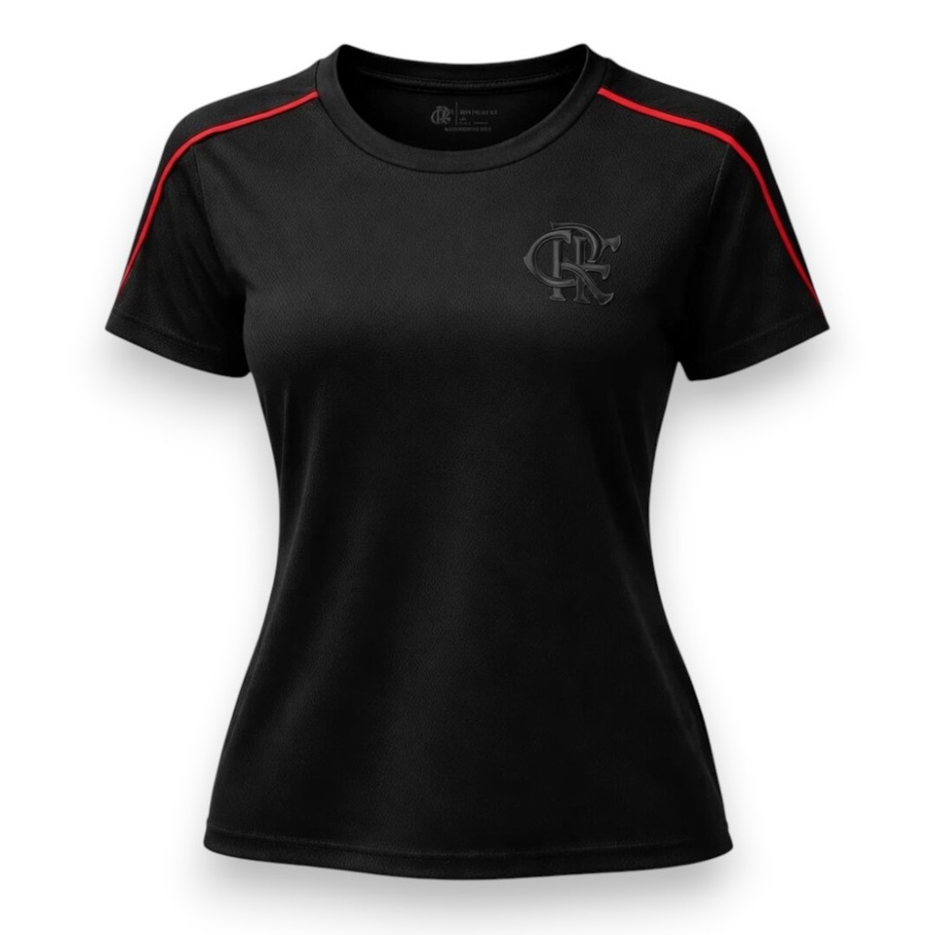 Camiseta Flamengo Energy Feminina Licenciada Oficial