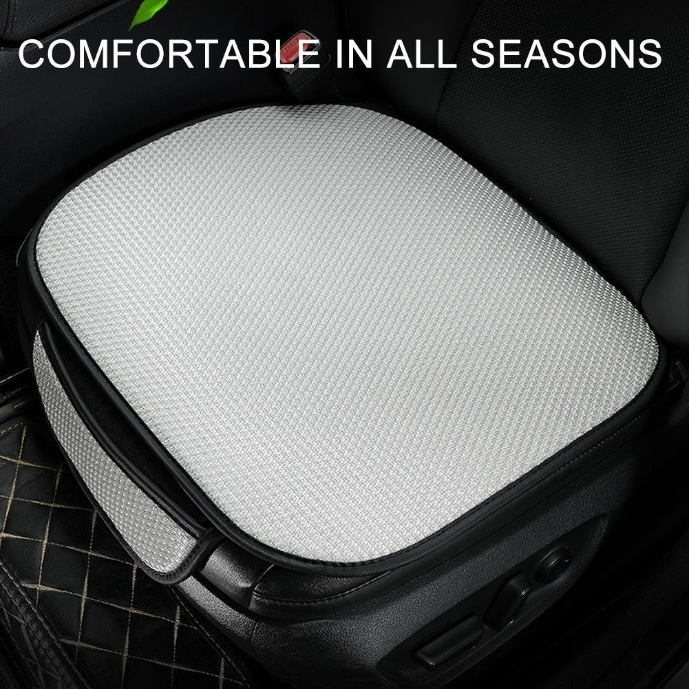 Almofada De Assento De Carro 50cm * 53cm Legal Seda Gelada Quatro Estações B1r5