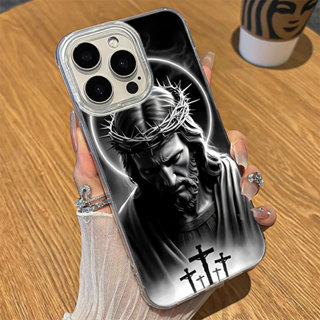 Cruz E Jesus Capinha Capa Para iPhone 17 Ar 13 11 12 14 15 16 Plus Pro Max XR Silicone Anti-Impacto em Oferta na Shopee