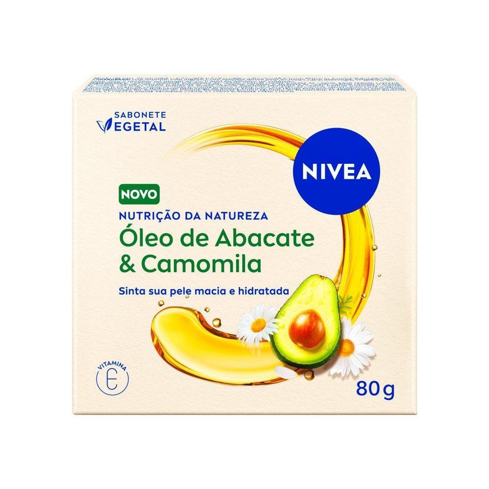 Sabonete Vegetal NIVEA Nutrição da Natureza Abacate & Camomila 80g