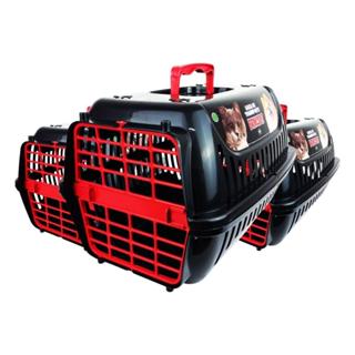 Kit 3 Caixa de Transporte Brinqpet N3 Premium Preto e Vermelho em Oferta na Shopee