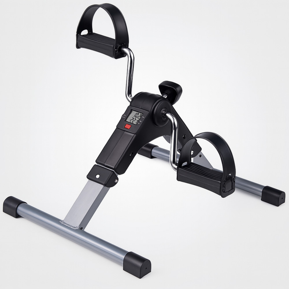 Bicicleta Ergométrica Fisioterapia Mini Bike Ergometrica Portatil Cronômetro Braços Pernas