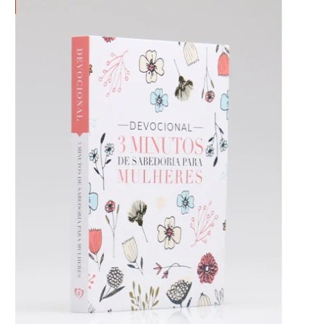 Devocional | 3 Minutos de Sabedoria Para Mulheres | Flowers Branca | PENKAL em Oferta na Shopee