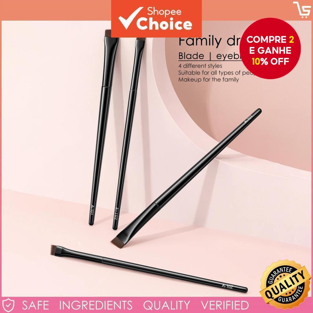 Conjunto De Pincéis De Sobrancelha Findcolor De 4 Peças Pode Ser Usado Para Cílios , Sobrancelhas E Maquiagem Os Olhos