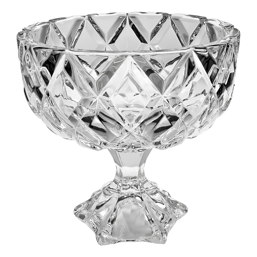 Bomboniere Vidro Baleiro Centro De Mesa Fruteira 600ml em Oferta na Shopee