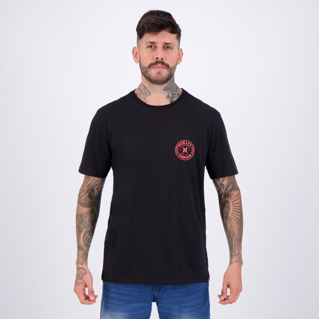Camiseta Hurley Surf Club Preta