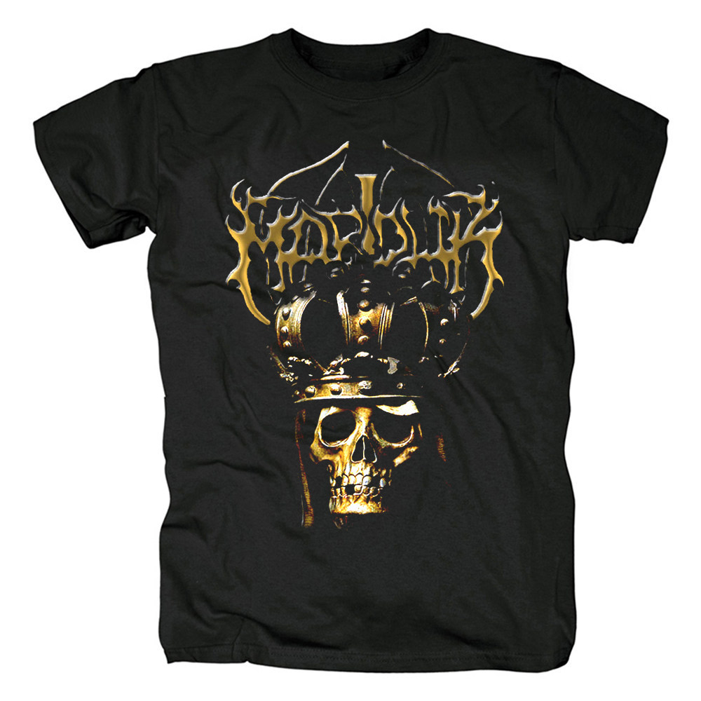 Music.Soul Camiseta Unissex Marduk Death Metal Black Metal Algodão Confortável Poderosa Estilosa Casual