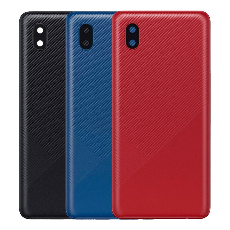 【Tampa A01 Core】Compatível Celular Tampa Traseira com lente e botão externo Promoção