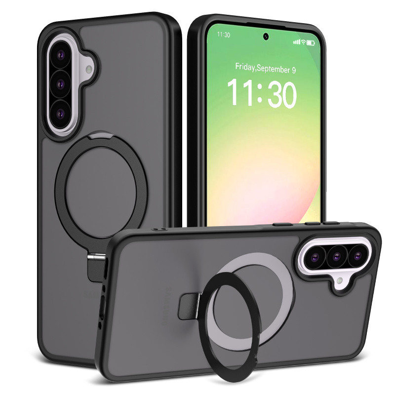Capa De Telefone Com Suporte De Anel Magnético Para Samsung A57 A37 A17 A07 A56 A36 A26 A16 S26 S25 S24 Ultra Compatível